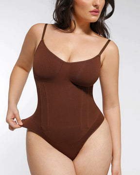 Waist Boning Corset Bodysuit