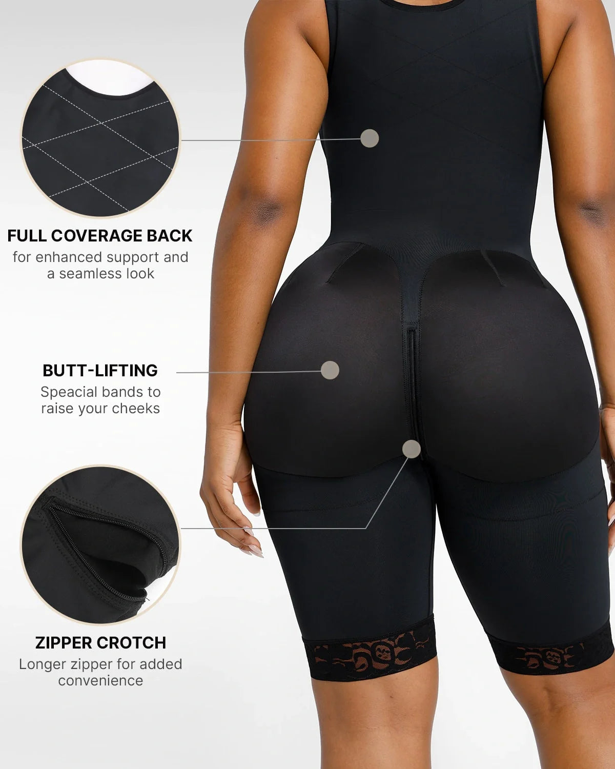 OdelaMode Full Body Butt-Lifting Bodysuit - Enhance Your Curve Comfort