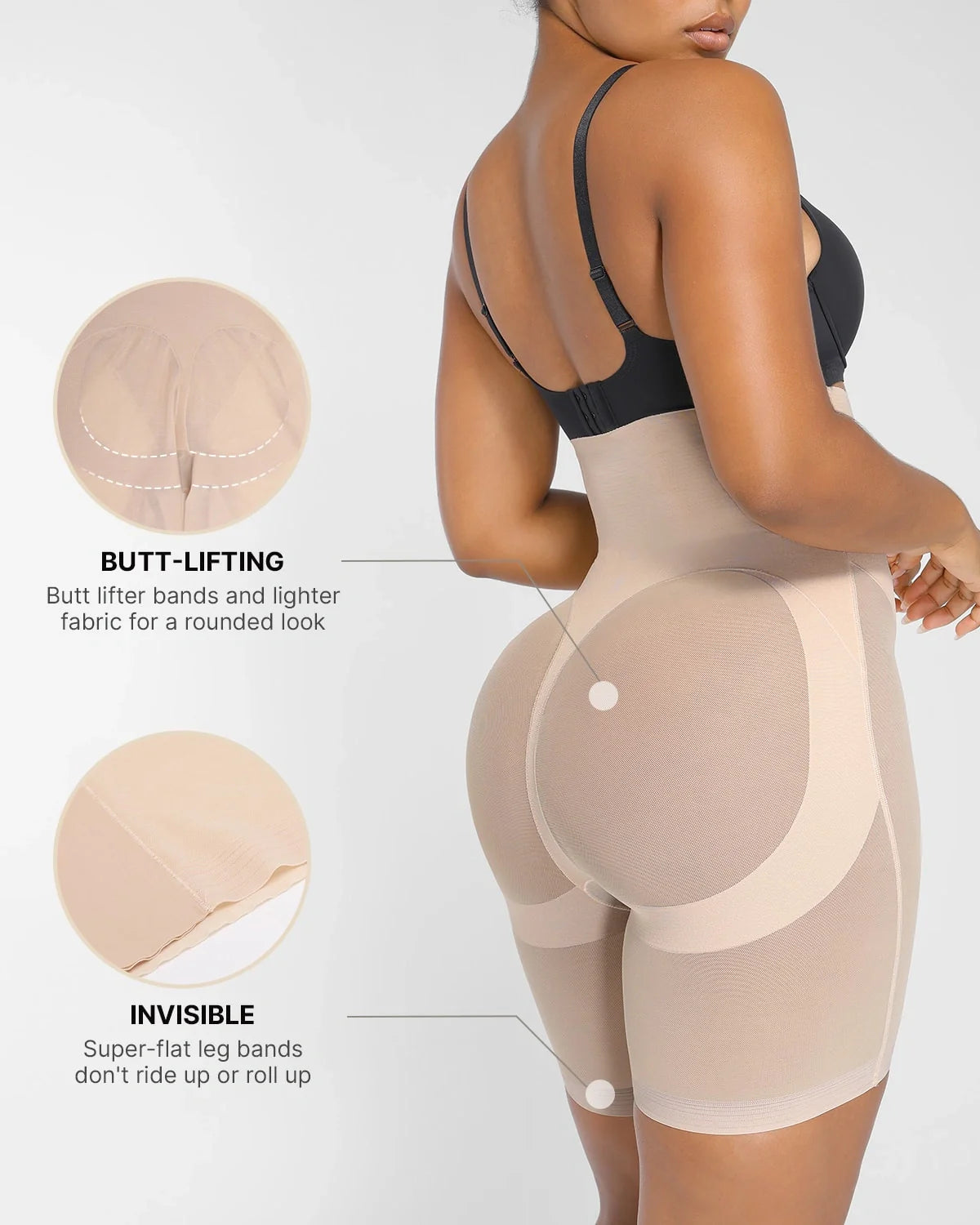 Airslim® Mesh Smooth Butt-Lifting Shorts